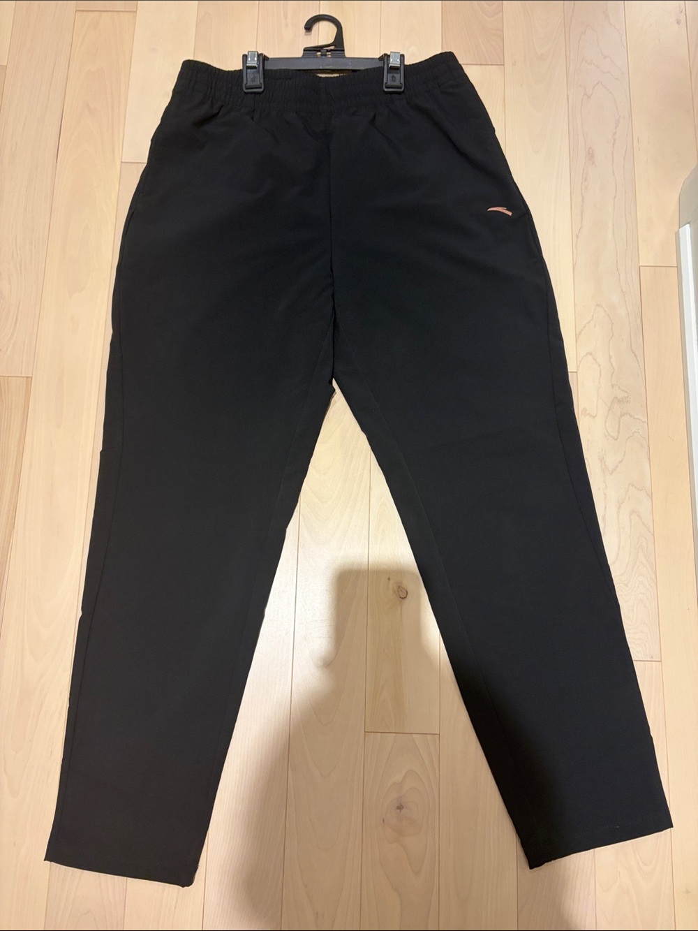 Women's Black Straight-Leg Pull-On Pants
